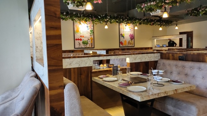 Elegant restaurant interior design